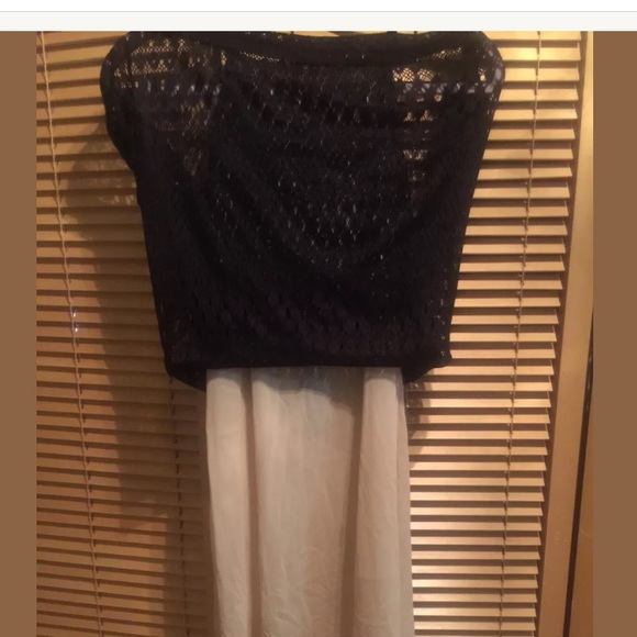 Hugo Buscati Dress Lace Lined Black Size XS - Picture 4 of 8